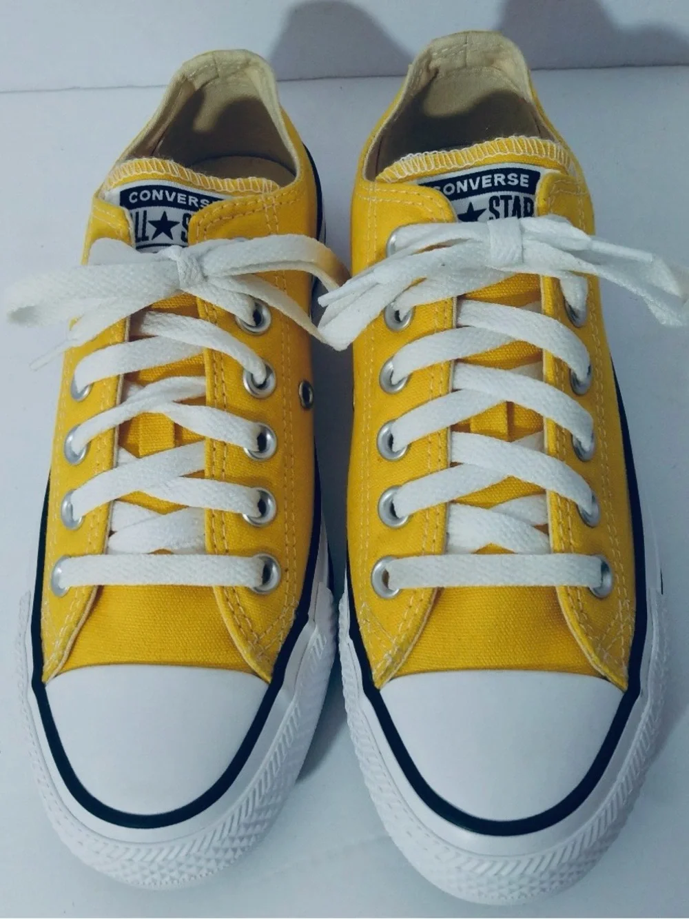 Converse AllStar Chuck Taylor Mustard Yellow Canvas Sneakers Shoes-Womens 7.5